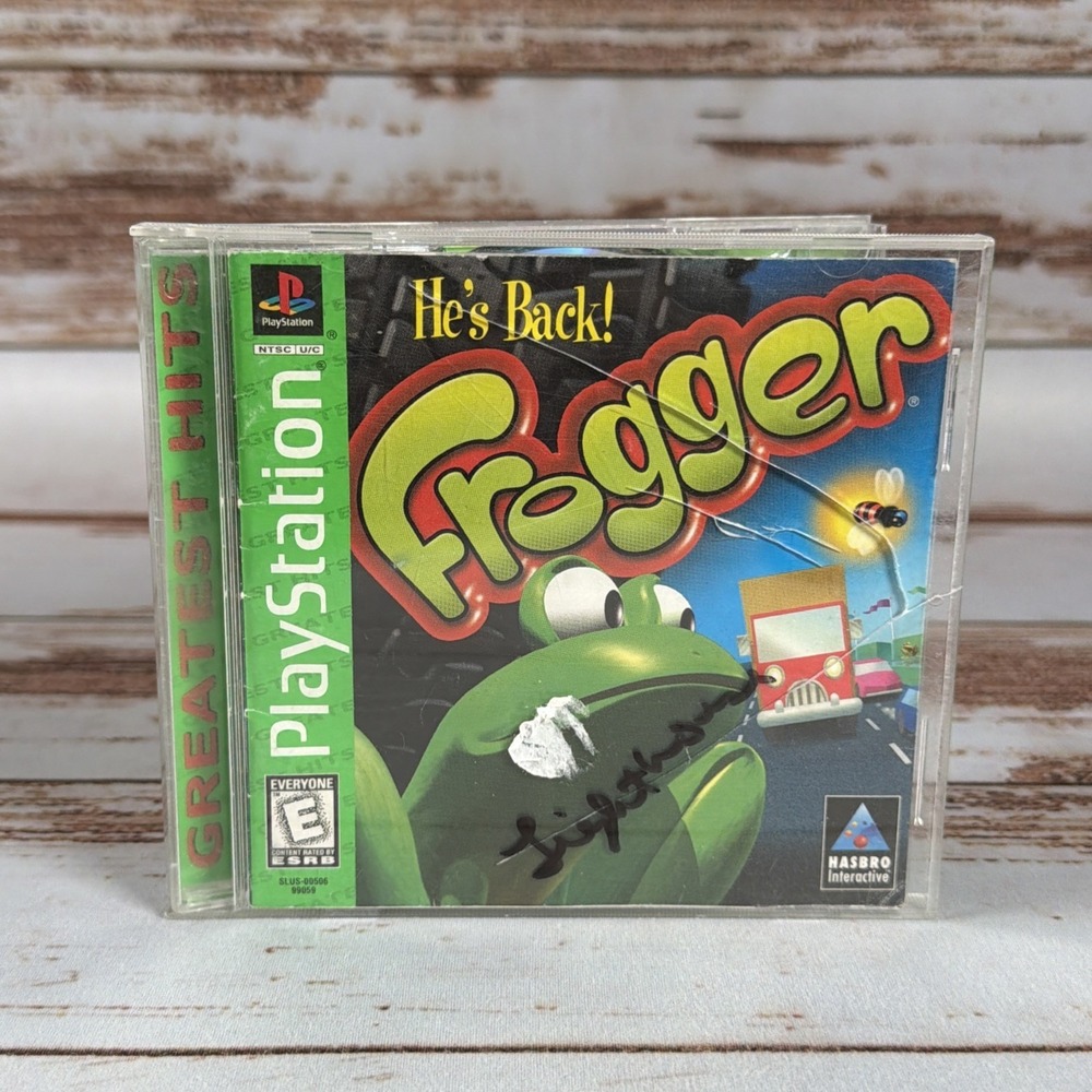 Frogger Sony PlayStation 1 PS1 1997 Complete CIB Tested